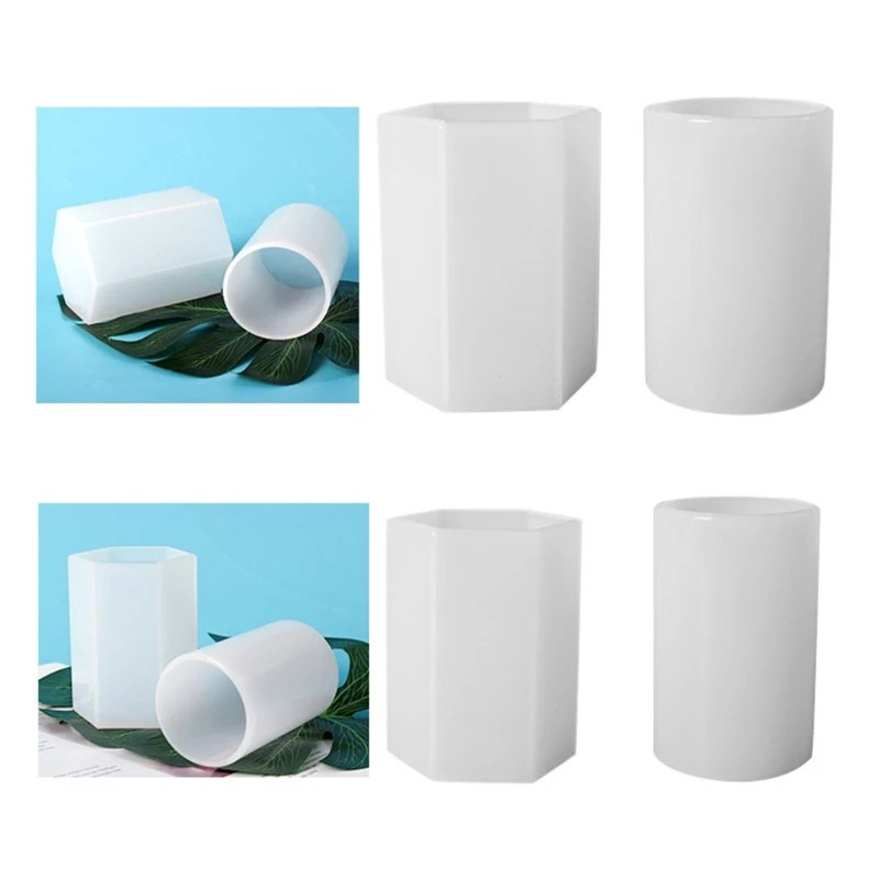 

Cylinder Dried Flowers Filling UV Epoxy Resin Mold Ornaments Silicone Mould DIY Crafts Jewelry Decoration Casting Mold