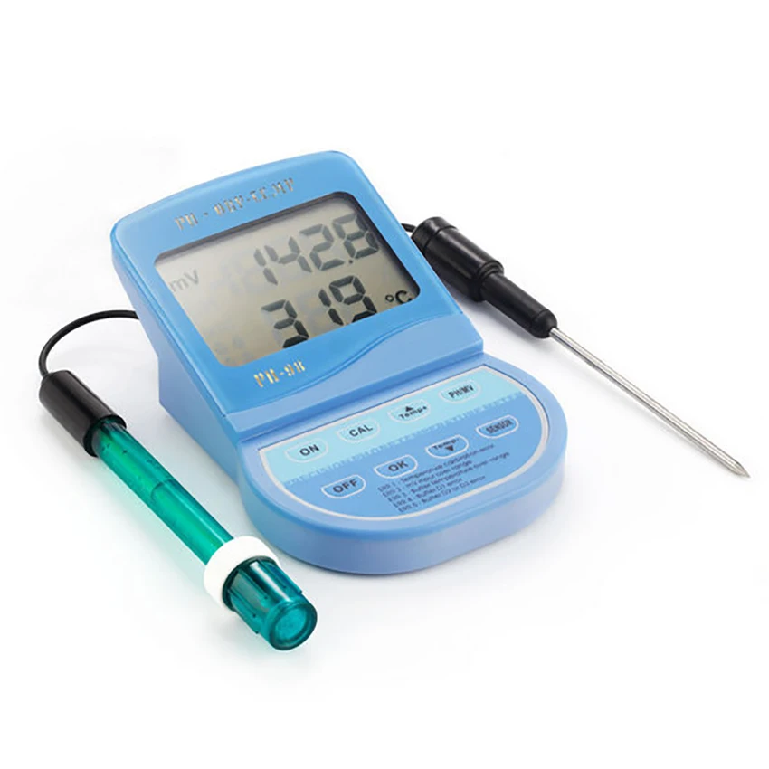 

Portable Digital PH Meter OW-98/98B High Accuracy PH ORP Temperature Meter with Bluetooth Professional Laboratory PH Monitor