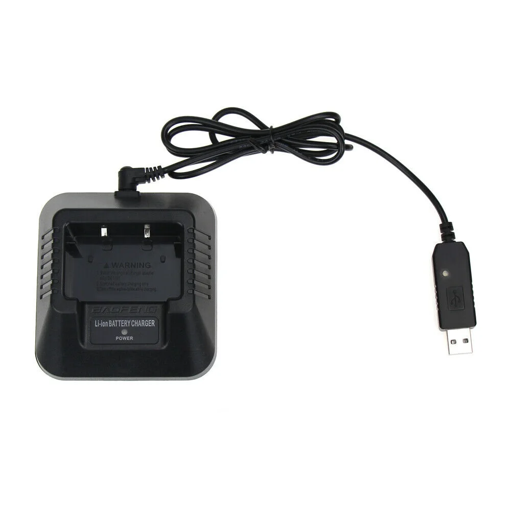 1pcs USB адаптер UV-5R Зарядное устройство двухстороннее Радио UV5R Двухканальные рации Baofeng литий-ионный Батарея Зарядное устройство Интимные аксессуары zaryadnoye ustroystvo - Цвет: 1pcs