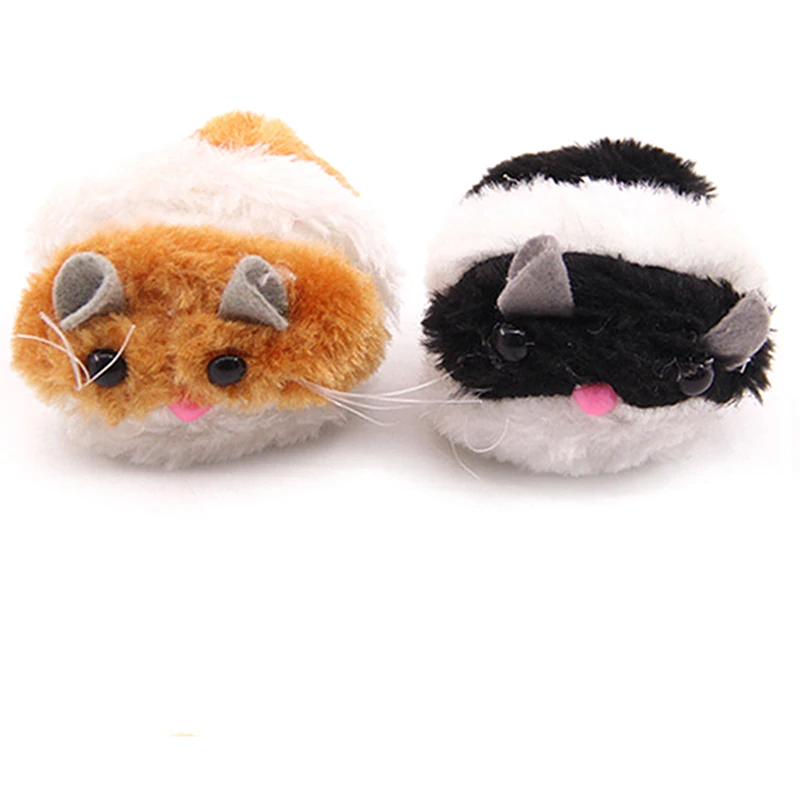 Неэлектрическая заводная игрушка для собак случайный питомец кошка плюшевая