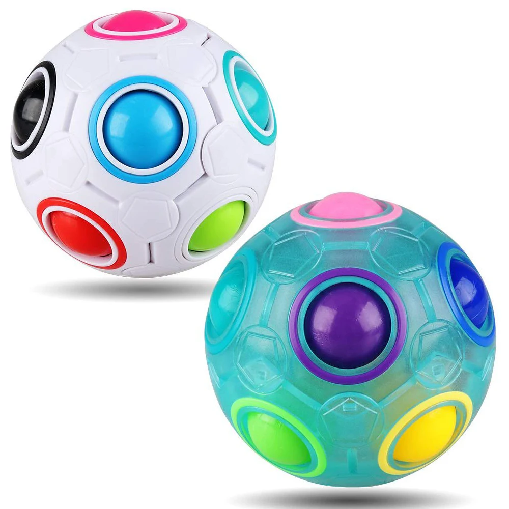 Волшебный Радужный шар радуги пазлы развивающие игрушки для детей волшебный куб