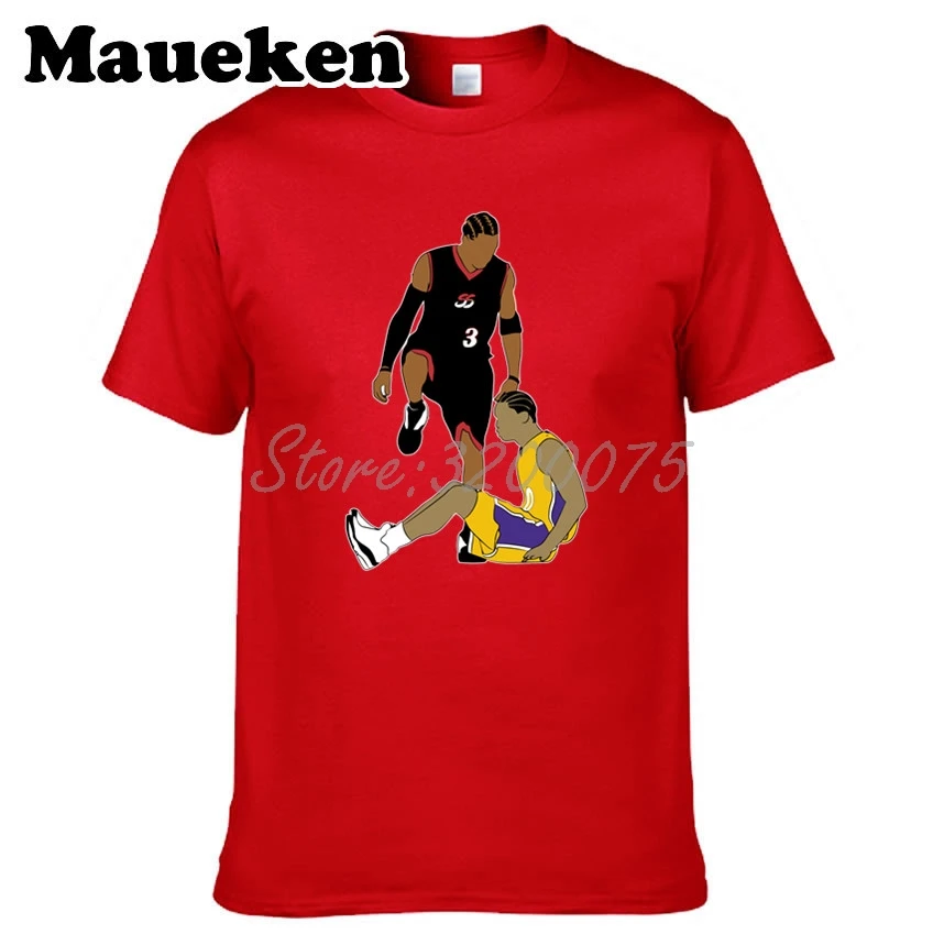 Мужская футболка The Answer Allen Iverson 3 Span Tyronn Lue одежда футболка мужская футболка с круглым вырезом W19102315 - Цвет: 8