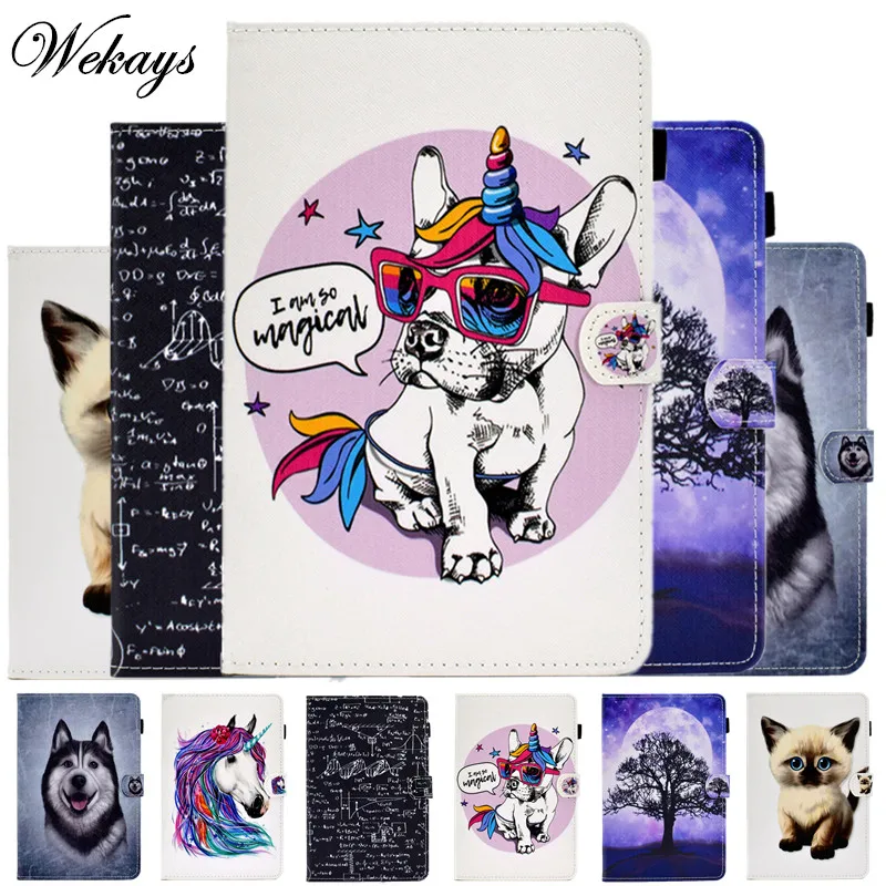 

Чехол для Samsung Tab S4 10,5, T830, кожаный чехол-подставка с мультяшной собакой для Samsung Galaxy Tab S4 2018, 10,5 дюйма, T830, T835, чехлы-обложки