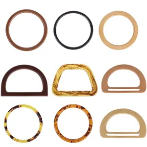 Сумка для дома круглая пластиковая ручка для кошелька Замена DIY аксессуары для сумок