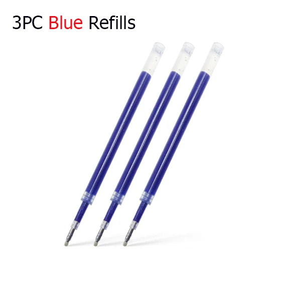 3 PCS Blue Refill Xiaomi Mijia, ручка-знак, 9,5 мм, прочные ручки для подписи, японские чернила, Premec, гладкая, PREMEC, Швейцария, черный, заправка, MiKuni - Цвет: 3 PCS Blue Refill
