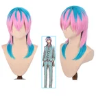 Парик для косплея Риндо хайтани из аниме Токио, термостойкий синтетический, розовые волосы, аксессуары для Хэллоуина