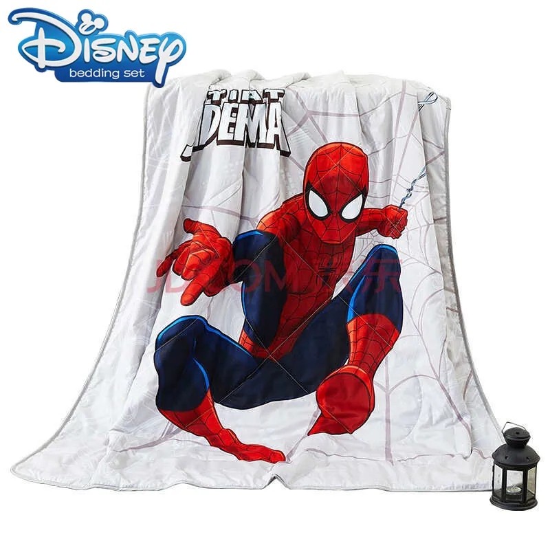 Disney summer quilt for children bedroom decoration Spider-Man 150x200cm boys home textile marvel new free shipping discount