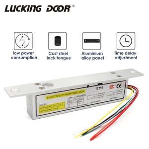 8 wire electric bolt door lock electric fail safe fail secure electronic lock with time delay feedback for access control system free global shipping