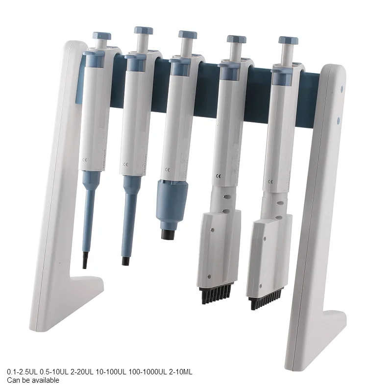 Пипетка-одноканальная Регулируемая громкость Механическая пипетка 0 1-2.5UL 5-10UL 2-20UL