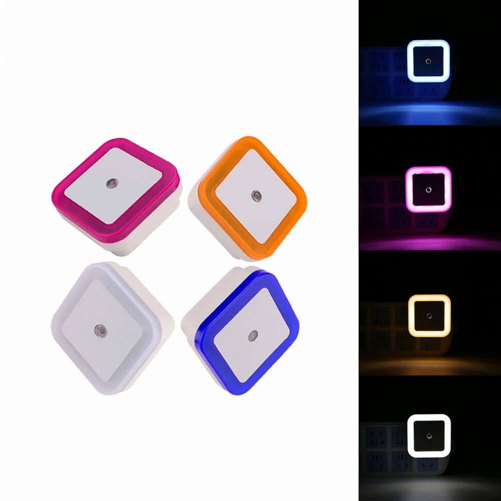 Светодиодный ночник мини управление световым датчиком 110 В 220 штепсельная вилка