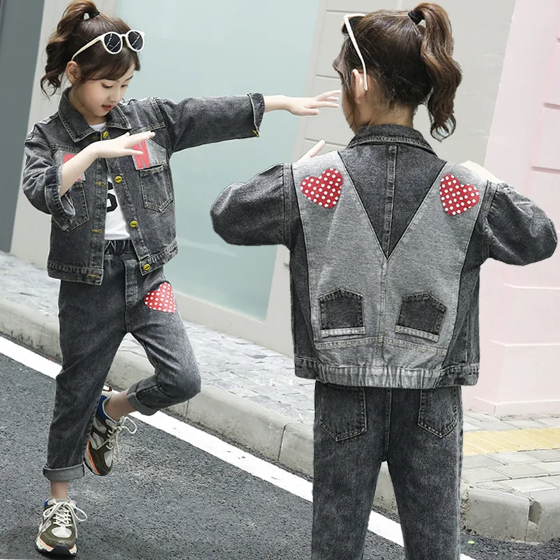 

Girls' suit 2020 new autumn dress in the western style
