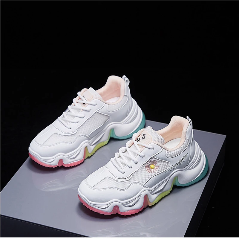 Женские кроссовки для бега Xiaying Smile осенние спортивные размера плюс 35 40 2020|Беговая