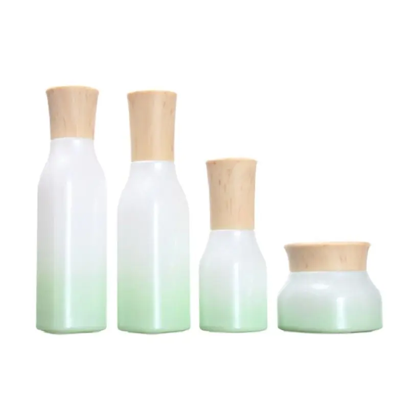 Флакон с распылителем квадратная градиентная фотография косметический