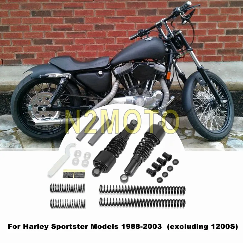 Задние амортизационные пружины подвески для Мотоциклов Harley Sportster XL 883 1200 1988 2003