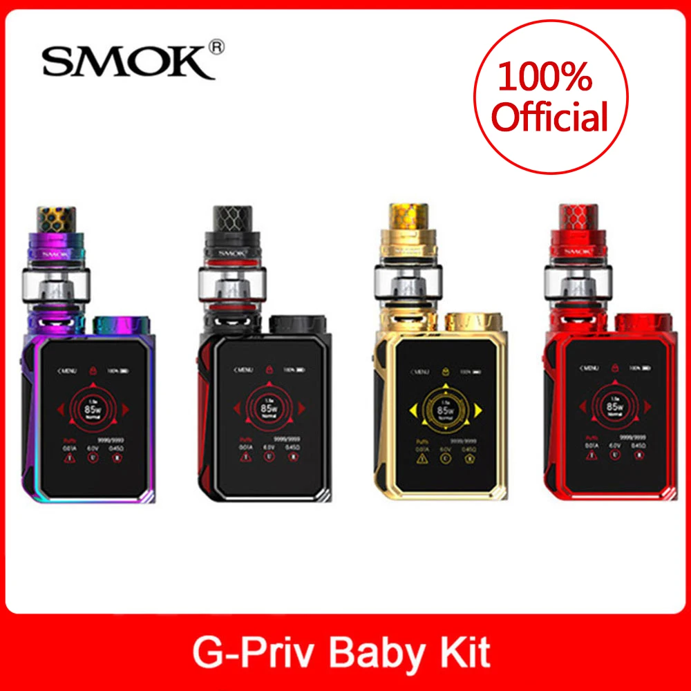 Оригинальный набор SMOK G Priv Baby Kit Luxe Edition 85 Вт с баком V12 Prince + катушки электронная