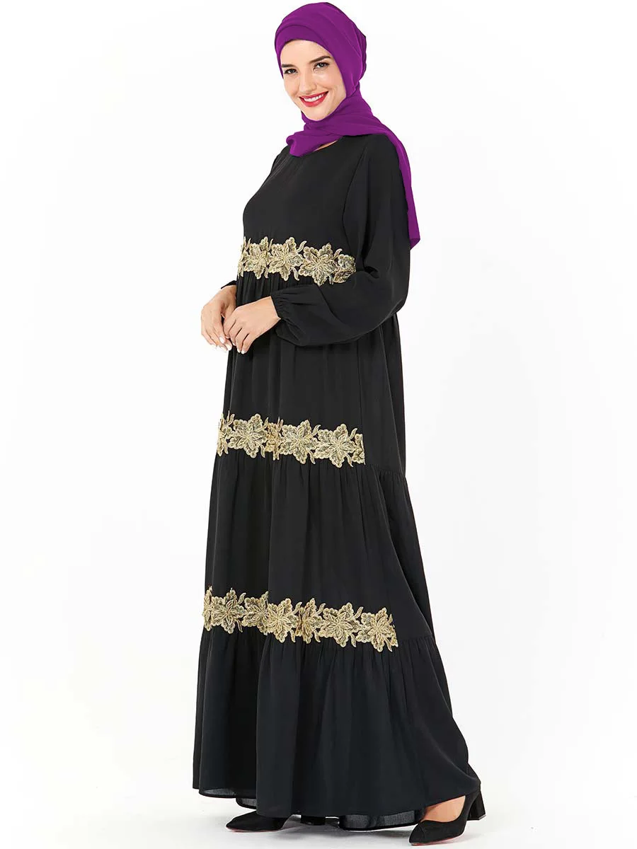 Abaya платье большой размер марокканский кафтан модное простое женское вышитое