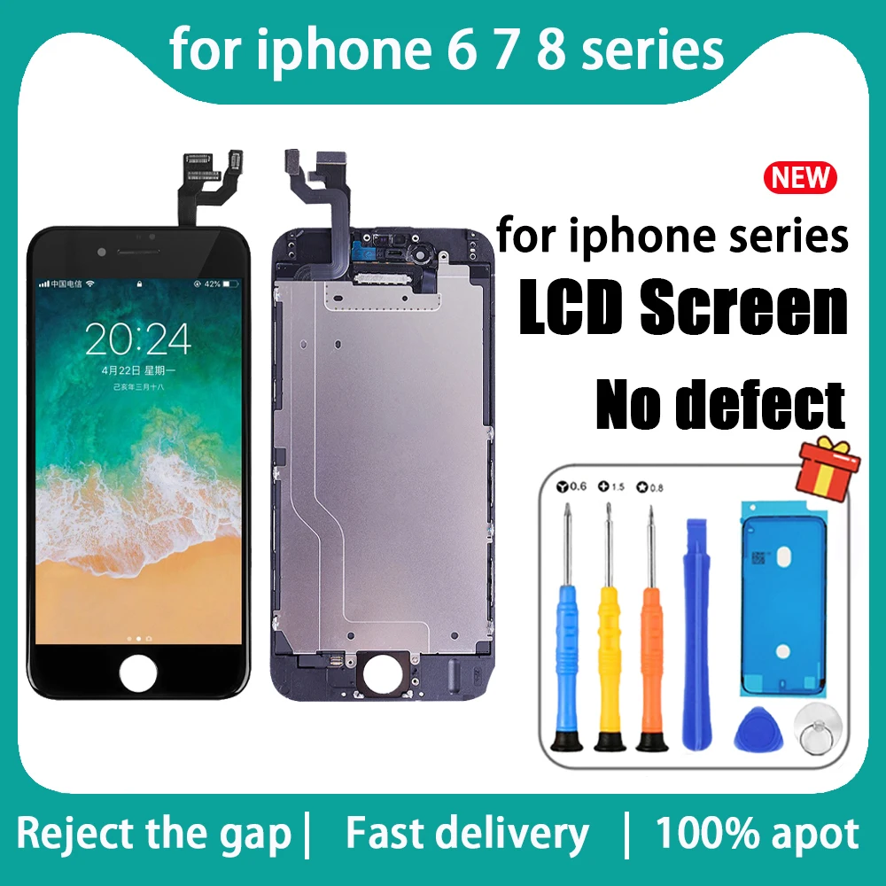 

Mobile Phone Lcds for Iphone 6 7 8 Lcd Display for iphone 6s 6P 7P 8P Repair Parts Touch Digitizer Assembly Quality Assurance