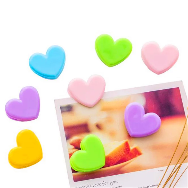 1 шт. Карамельный цвет любящее сердце зажимы украшения памятная фотография клип