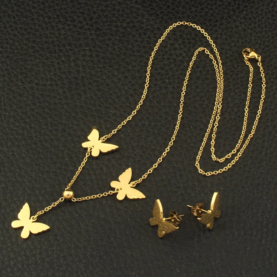 Новинка модные ювелирные изделия из нержавеющей стали с узором золотого цвета