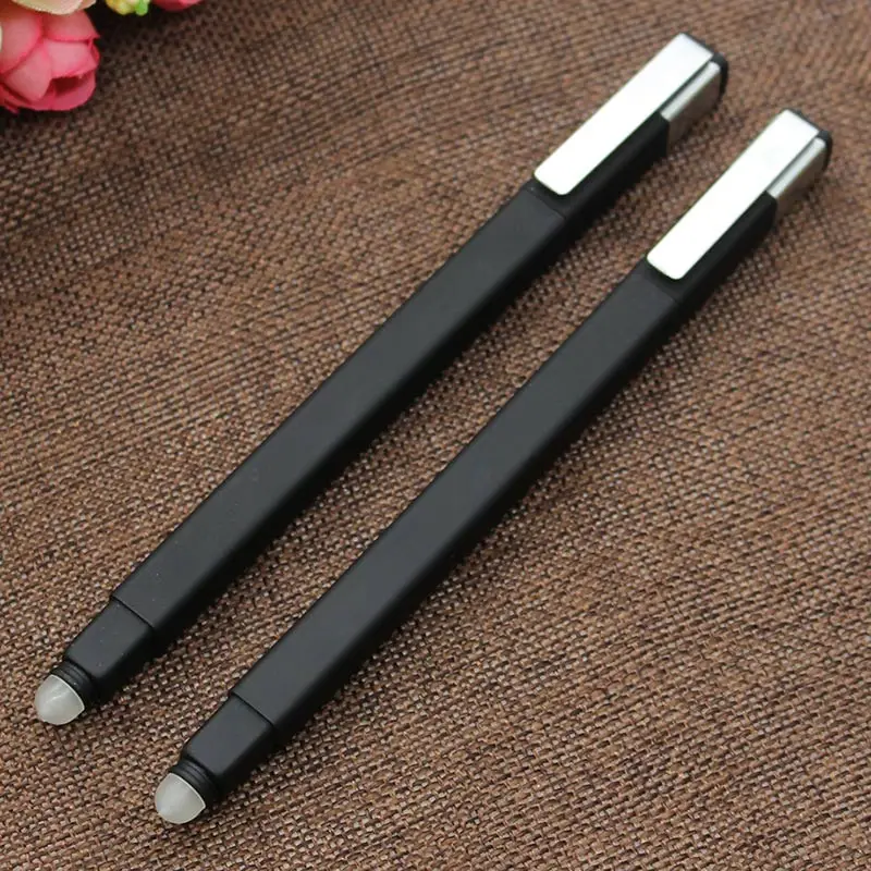 2 шт./компл. стираемая гелевая ручка 0 5 мм с заправкой синие и черные чернила