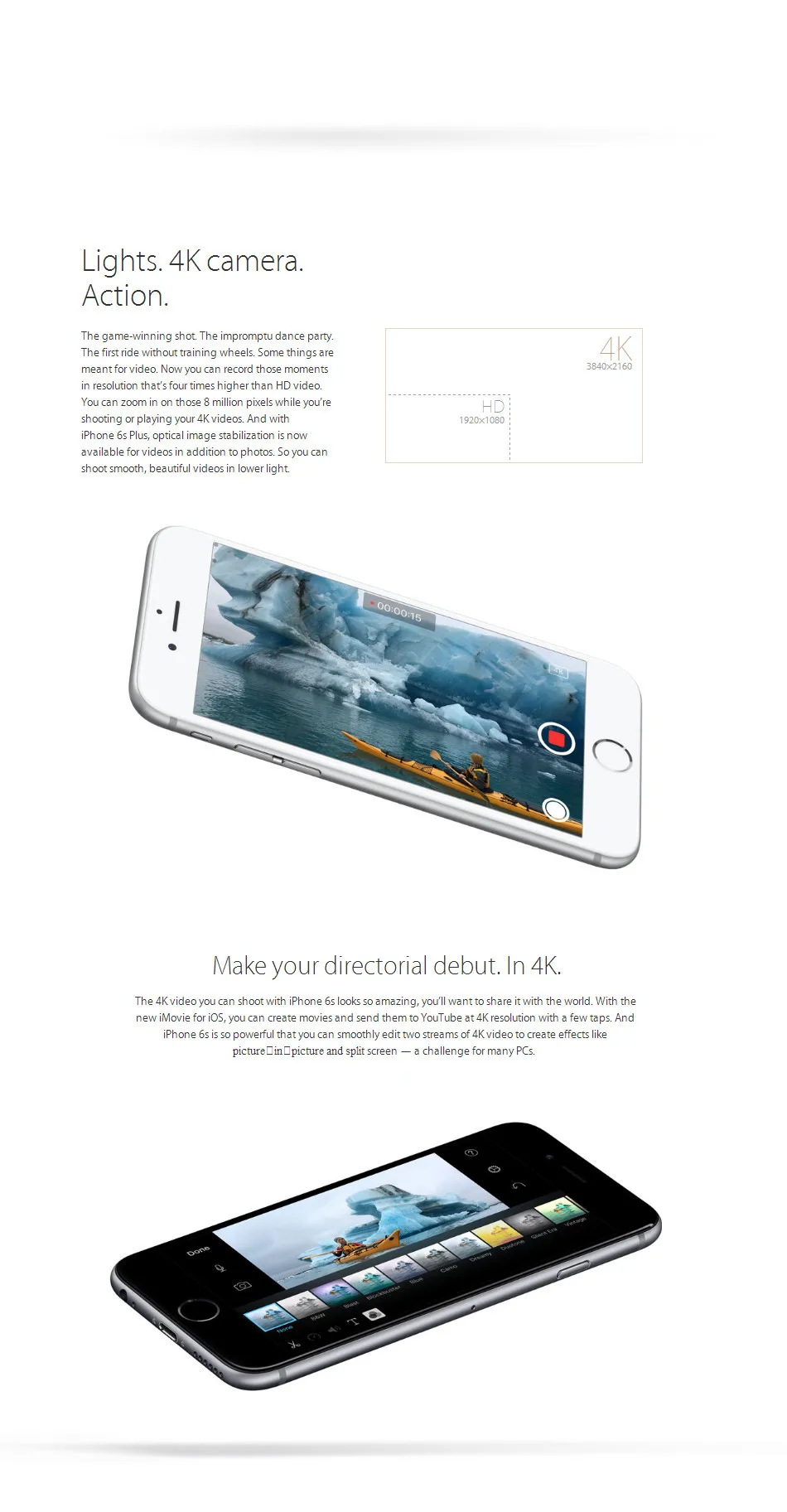 Apple iPhone 6S Plus iPhone 6S P 2GB ram 16& 32& 64& 128GB rom 5," iOS двухъядерный 12.0MP разблокированный 4G LTE мобильный телефон