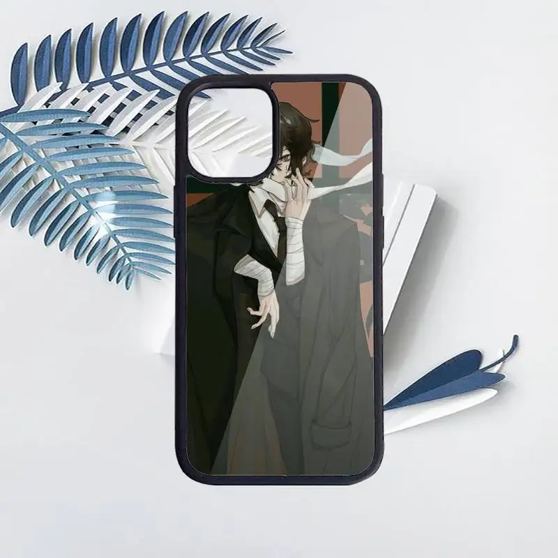 

Bungou Stray Dogs Dazai Osamu anime Phone Cases PC for iPhone 11 12 pro XS MAX 8 7 6 6S Plus X 5S SE 2020 XR Luxury brand funda