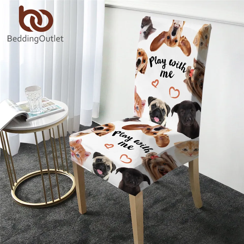 Чехол BeddingOutlet для домашних животных эластичный чехол из спандекса с 3D рисунком