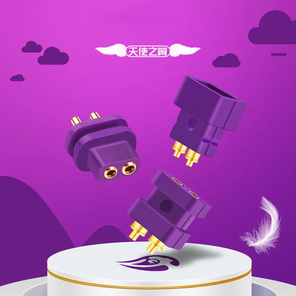 

DIY Custom High-End 0.78mm Double Pins Headphone Cable Accessories Flat/Convex/Notch Female Socket Connector 0.75mm Headset Plug