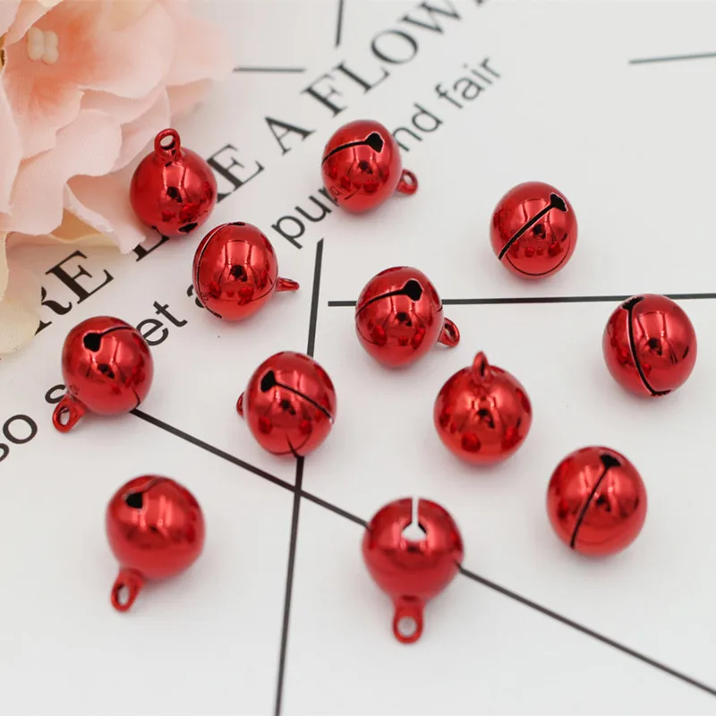 50 шт. колокольчики свободные бусины кулоны для животных рождественская елка