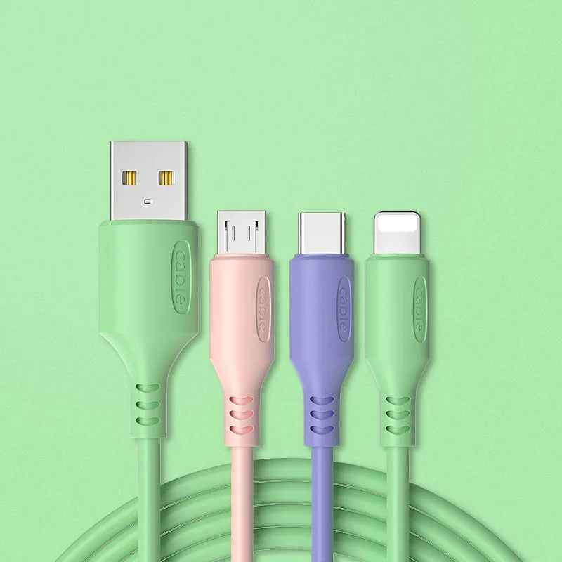 

3 In1 Retractable Type C Micro USB Cable for Samsung Xiaomi Huawei Mobile Phone Charger Cable 3A Fast Charging Cord USB C Cable