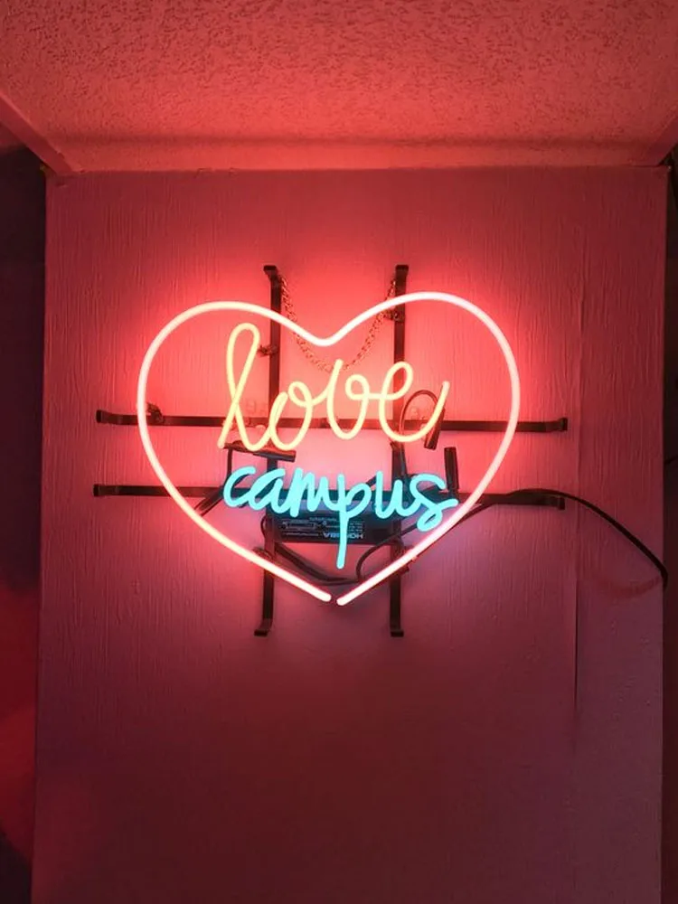 

Neon Sign For Love CAMPUS Store Japanese shop club Lamp resterant light Bar Pub Light neon signs for home neon sign letters beer