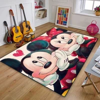black mickey mouse baby play mat carpet large size non slip wear resisting washable living room decoration rugs tapis salon
