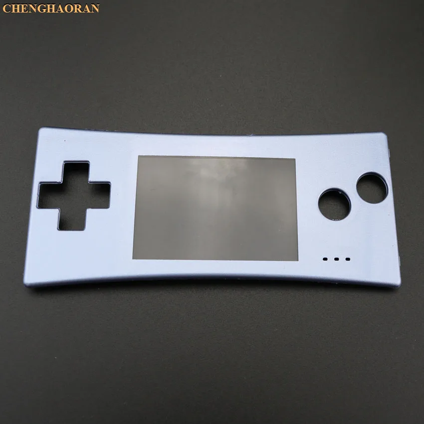 Light blue purple ChengHaoRan 16 стилей 16 цветов передняя оболочка чехол Лицевая панель для GBM Gameboy micro system - Цвет: Light blue purple
