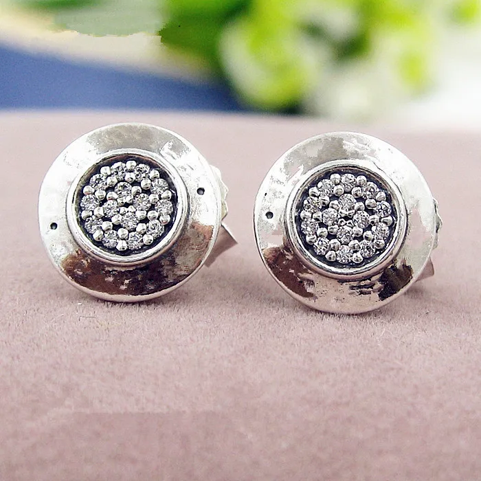 New earrings 925 Sterling Silver hearts Stud Earrings for women silver earings brinco fine jewelry Jewyuer wholesale ER001
