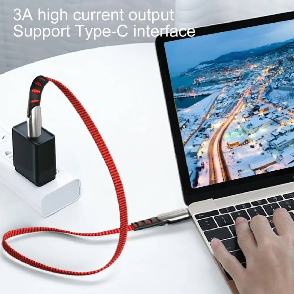 

Плетеный Нейлоновый кабель USB Type-C Super кабель передачи данных для быстрой зарядки для телефонов Android, 3 А