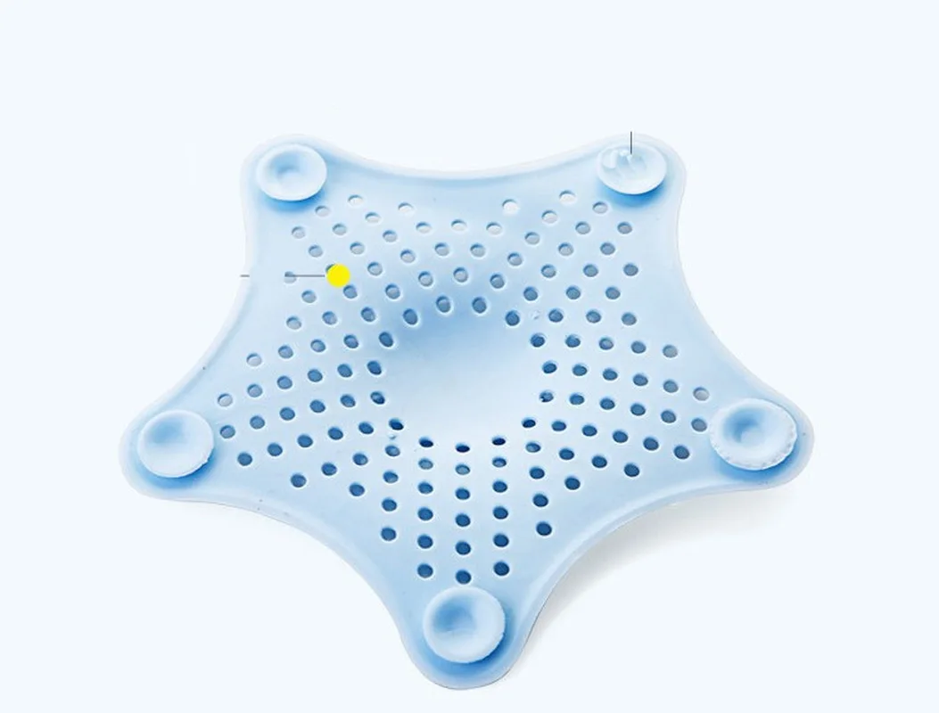 Силиконовый Фильтр для слива в полу антиблокирующий фильтр на присоске сливной