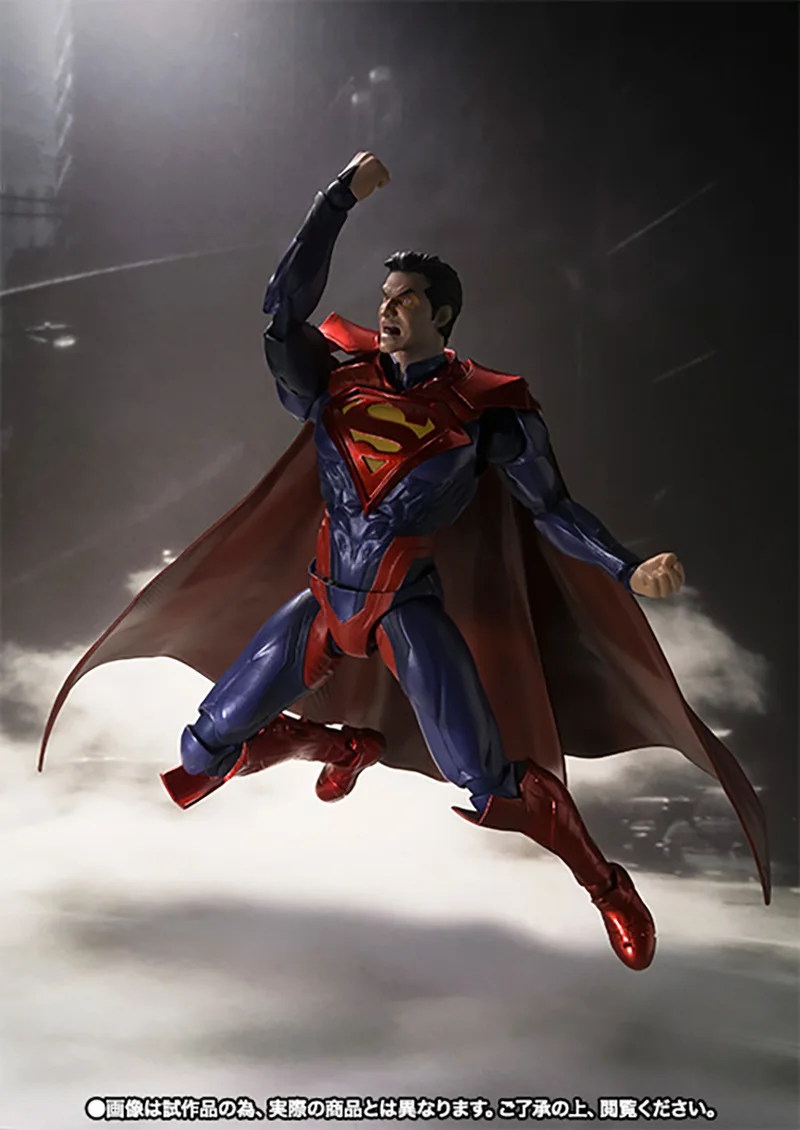 Оригинальный BANDAI Tamashii Nation S.H.F фигуртс Супермен (несправедливость Ver.) Модель