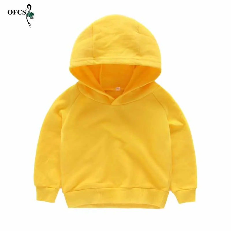 OFCS Brand Boys Girls Hoodies Clothes Children Winter Thick Sweatshirts Toddler Casual Long sleeve Fleece Kids Plus velvet Tops | Мать и