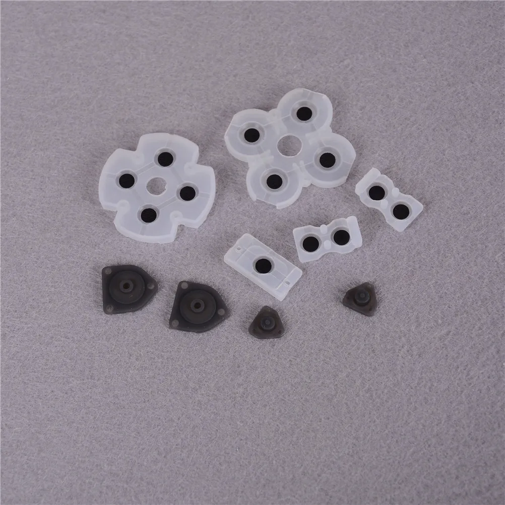 

9pcs/set Conductive Pads - For PS4 Controller Repair Parts Silicon Button Pads Silicon Rubber