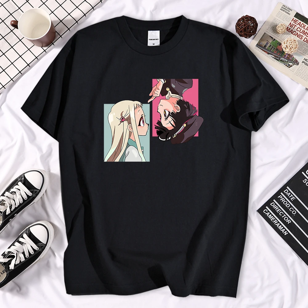 

Anime Cartoon Character Print Male T Shirt Simplicity Street Tops Trend Harajuku Clothes Fashion Crewneck Men'S Summer T-Shirt