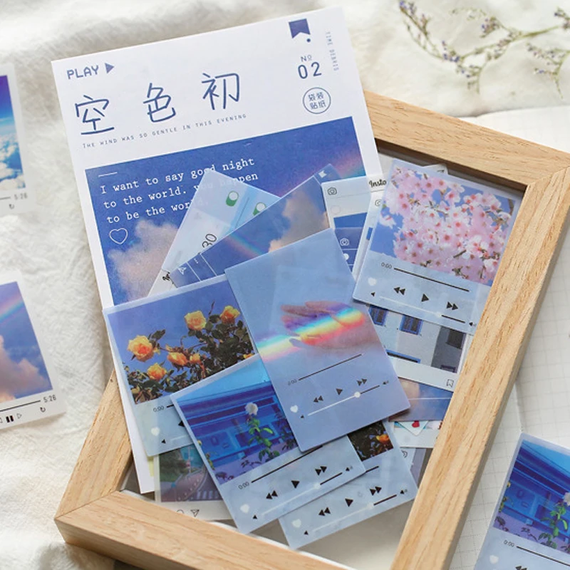 

40Pcs Vintage Custom Stickers Kawaii Decorative Paper DIY Scrapbooking Stickers for Students Diary Phone Case Calendar Planner