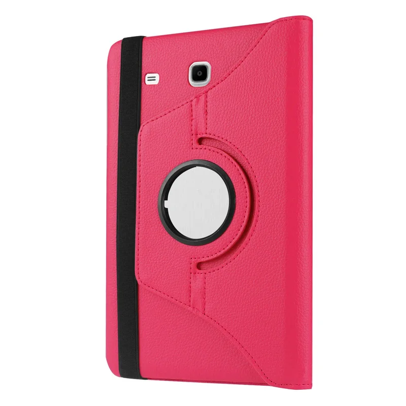 Rose Red Вращающийся на 360 градусов pu кожаный чехол smart cover для samsung Galaxy Tab A A6 7,0 T280 T285 SM-T280 SM-T285 чехол для планшета s - Цвет: Rose Red