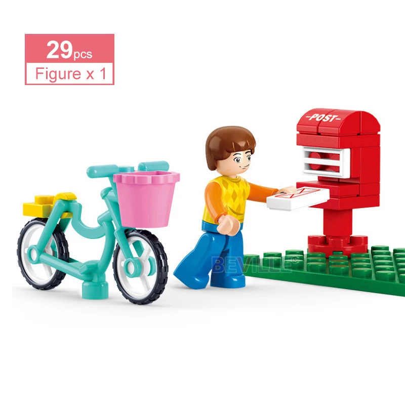 Набор строительных блоков для мальчиков и девочек 29 шт.|Блочные конструкторы| |