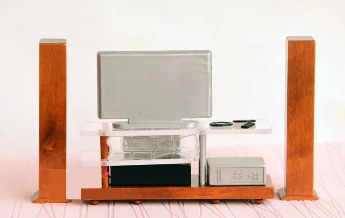 Масштаб 1/12 современный симулятор звука миниатюрная модель Dioroma мебель для