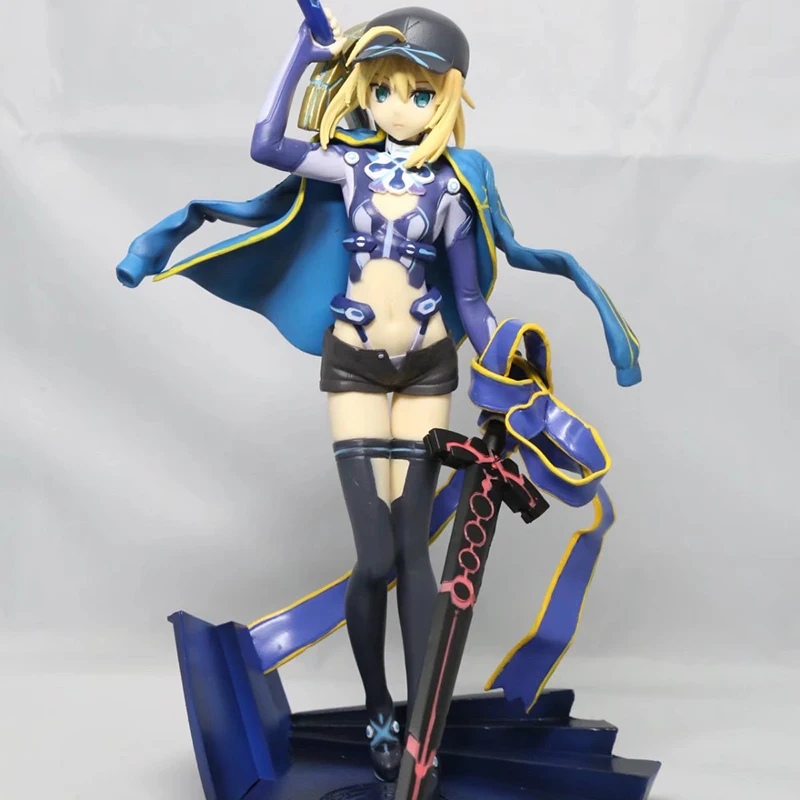 

15cm Anime Fate/Grand Order Mysterious Heroine X Action Figure PVC Assassin Scene Base Take An Arrow Baseball Cap Model Toys