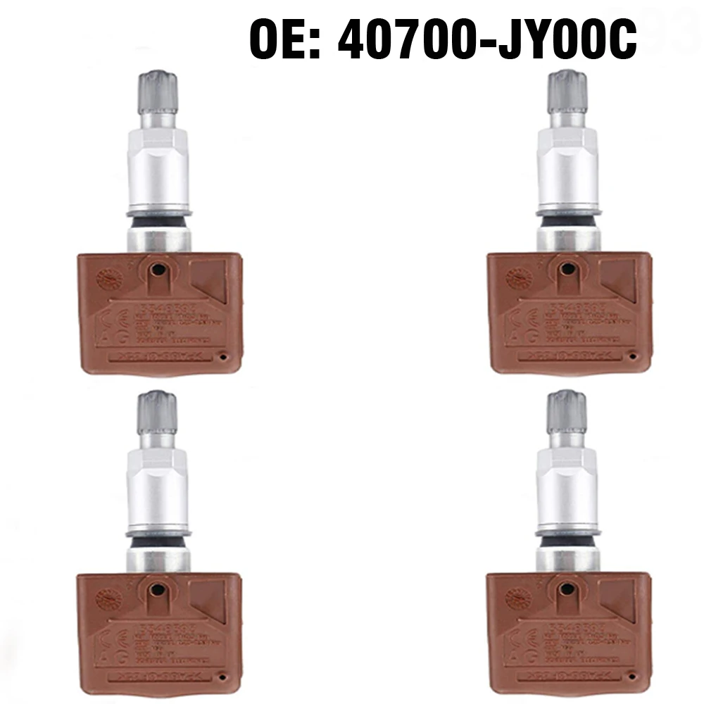 4 шт. TPMS датчик давления в шинах 433 МГц для Nissan GT-R 370Z Renault Koleos Infiniti EX37 FX37 FX50 |