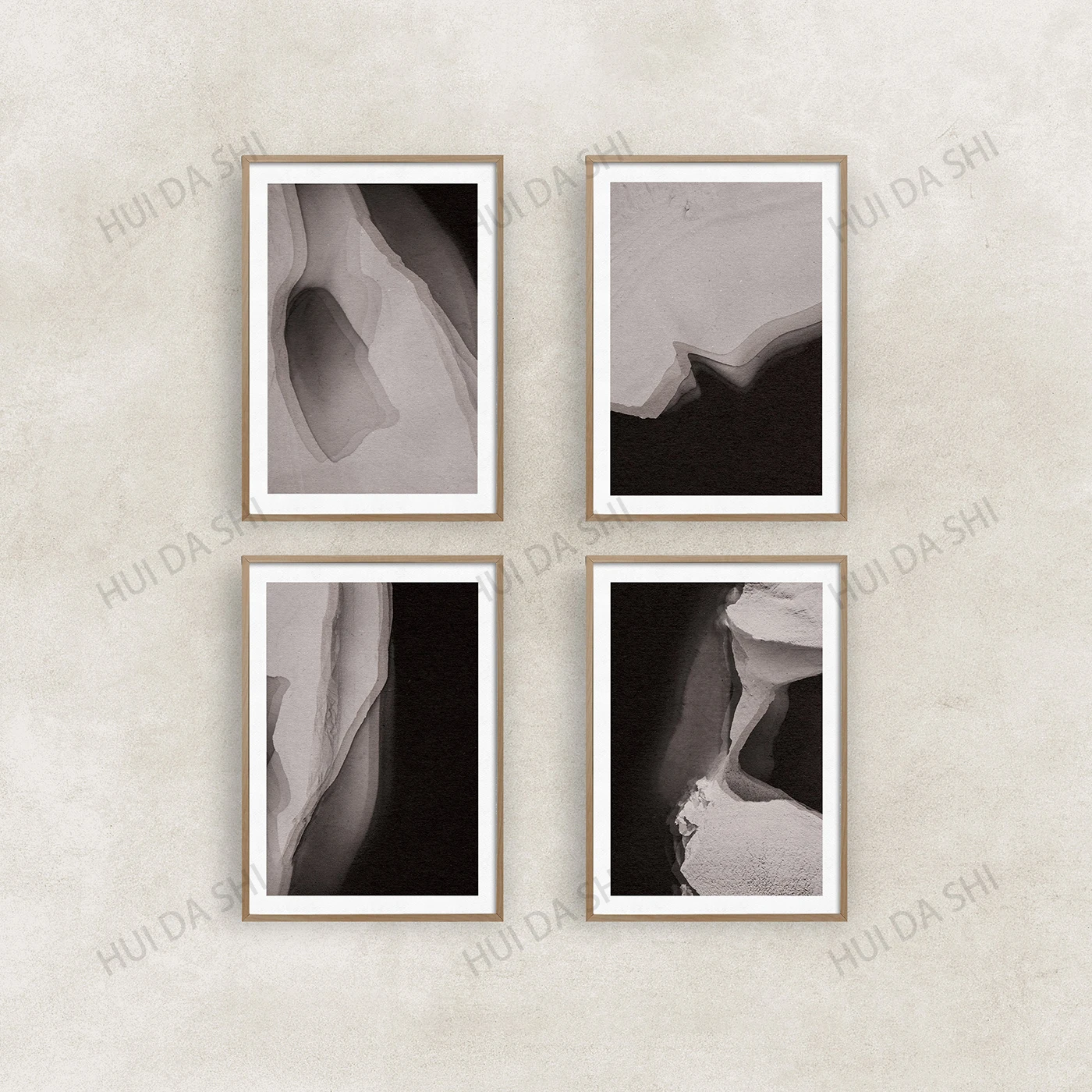 

ICEBERG Printable Art, Abstract Landscape Print, Modern Wall Decor, Minimalist Art, Black And White Scandinavian Wall Decor