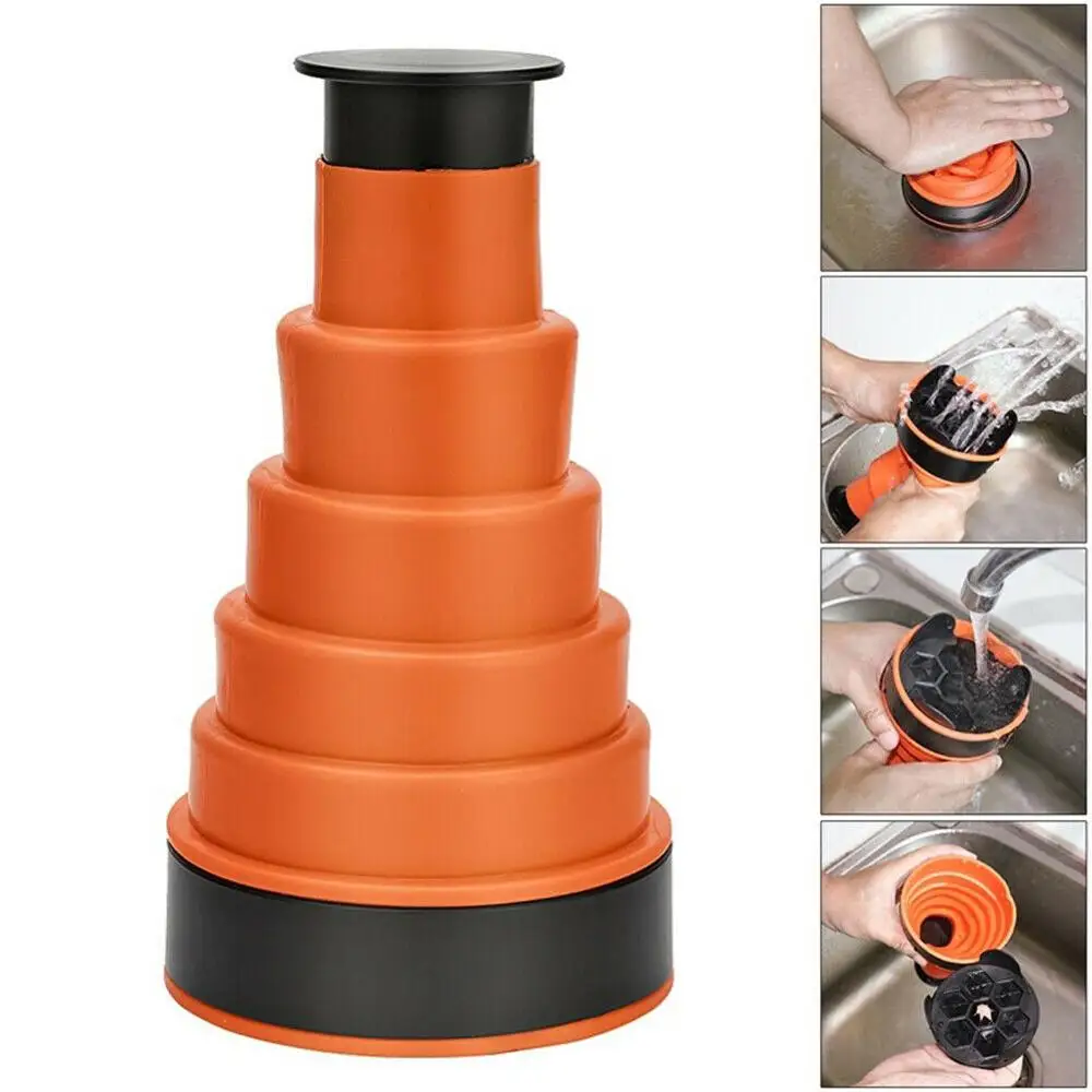 Air Power Drain Plunger Buster Toilet Unblocker Sink Clog Remover Rubber Suckers
