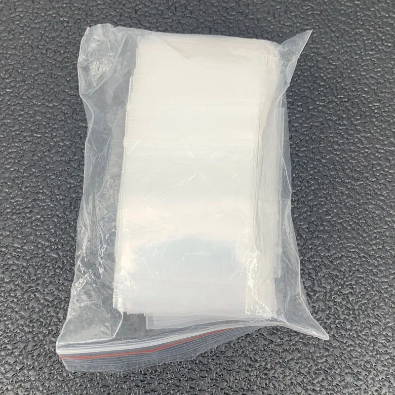 Пакет с застежкой-молнией 100 шт./упак. пластиковые запечатанные мешки 4 Х6 см 5/8 мм