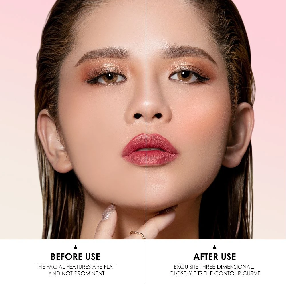 3 в 1 Макияж Тени хайлайтер Румяна матовая Косметика восстанавливающая палитра